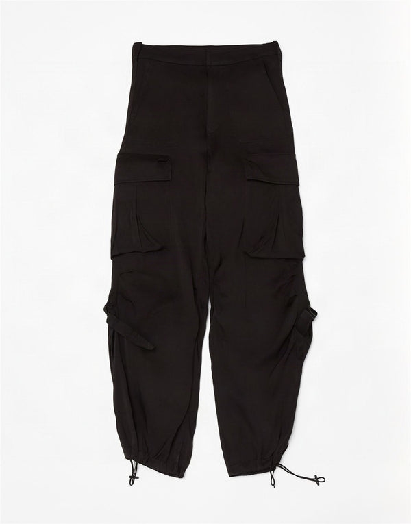 Calça jogger feminina Zara XS W24 L30 preta