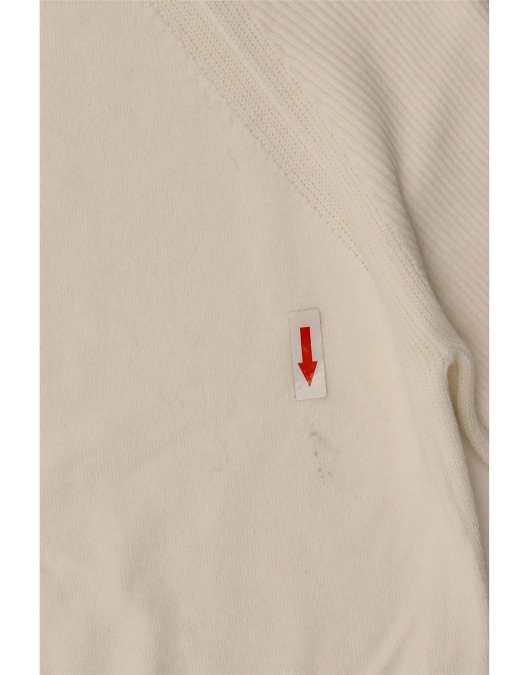 Suéter feminino Marks & Spencer com gola canoa Reino Unido 10 pequeno branco
