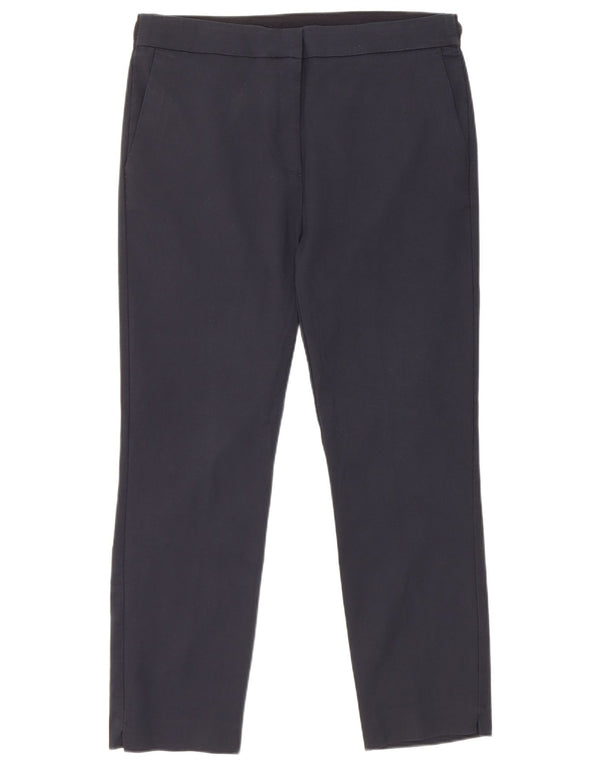 Calça Chino Cônica Feminina Zara 2XL W34 L26 Algodão Azul Marinho