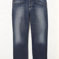 Calça jeans reta masculina Calvin Klein W36 L31 azul