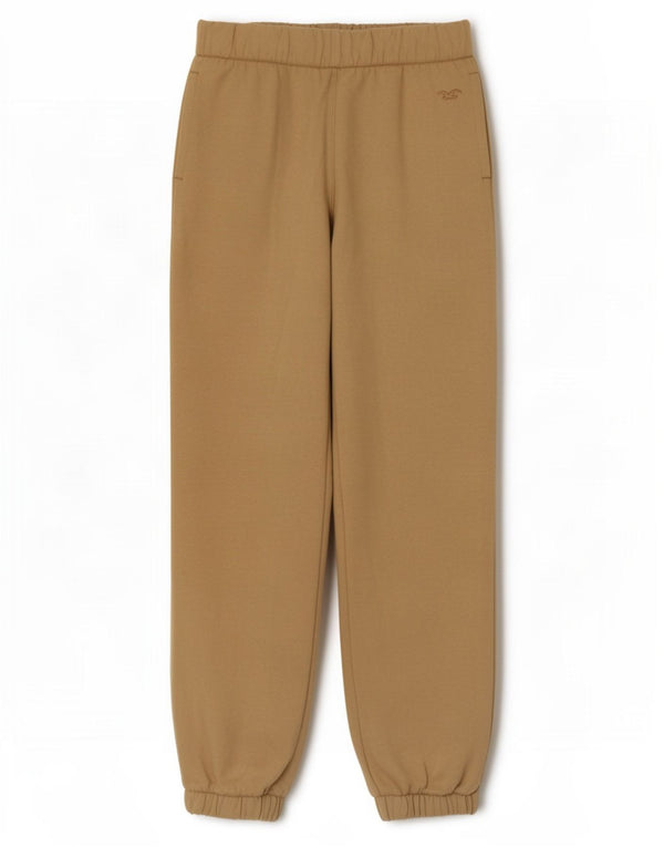 Calça de treino feminina Hollister Joggers UK 6 XS algodão bege