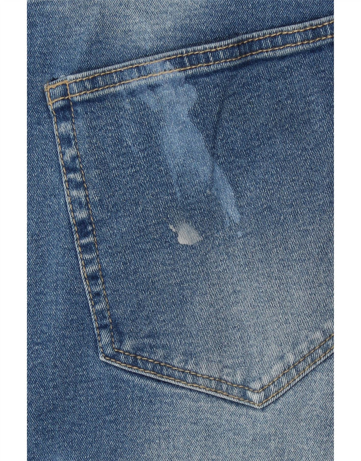 French Connection Masculino Slim Jeans W32 L32 Azul Algodão