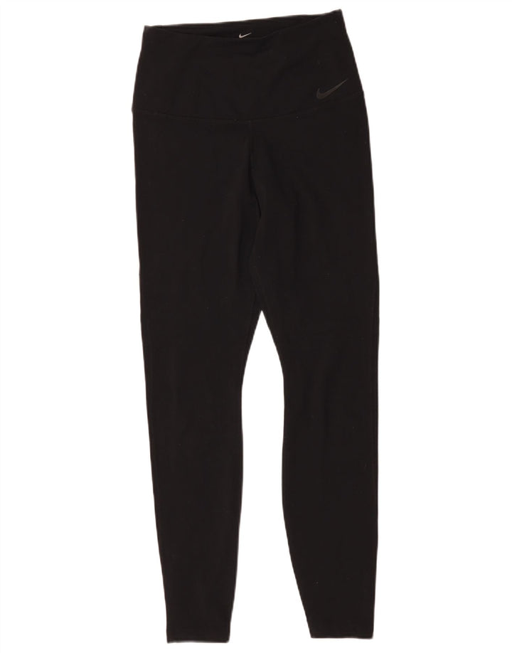 Leggings Nike Dri Fit UK 12 Médio Preto Nylon