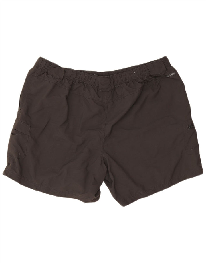 Columbia Mens Cargo Shorts XL W36 Preto Nylon
