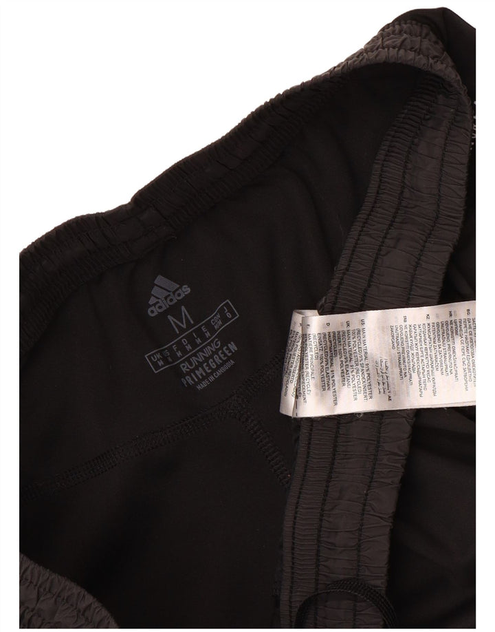 Calça de treino masculina Adidas Aeroready médio preto colorblock poliéster