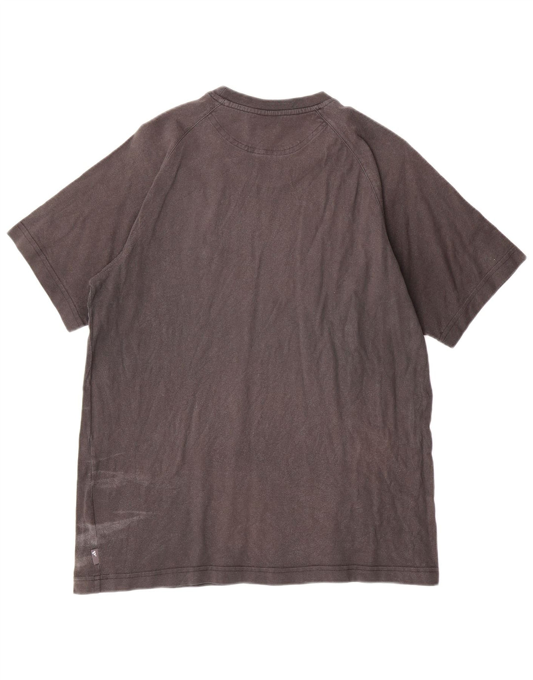 Camiseta masculina ADIDAS Top cinza médio algodão