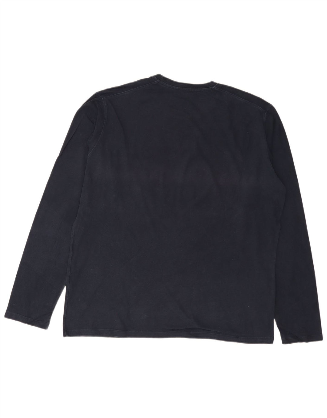 US Polo Assn. Top masculino manga comprida XL azul marinho algodão