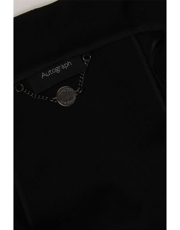 Sobretudo feminino Marks & Spencer Open Oversized UK 18 XL preto