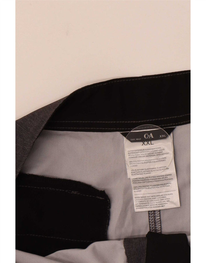Calção de banho masculino C&A gráfico 2XL poliéster cinza