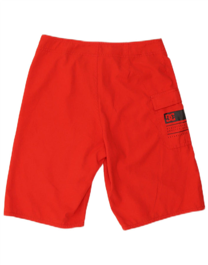 Calções de banho DC Boys 13-14 anos poliéster vermelho