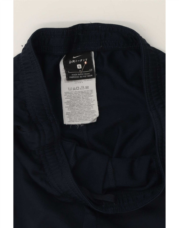 Calça de treino masculina Nike pequena azul marinho poliéster
