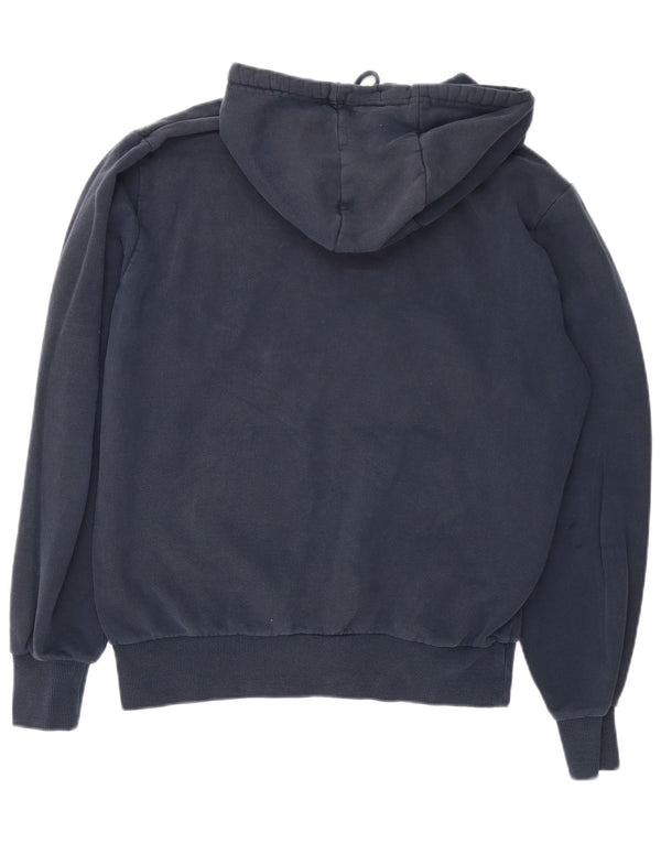 Jumper com capuz feminino ELLESSE UK 18 XL azul marinho algodão