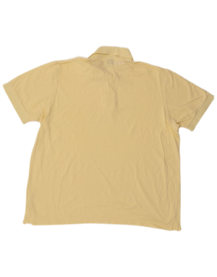 Camisa polo masculina HUGO BOSS XL algodão amarelo