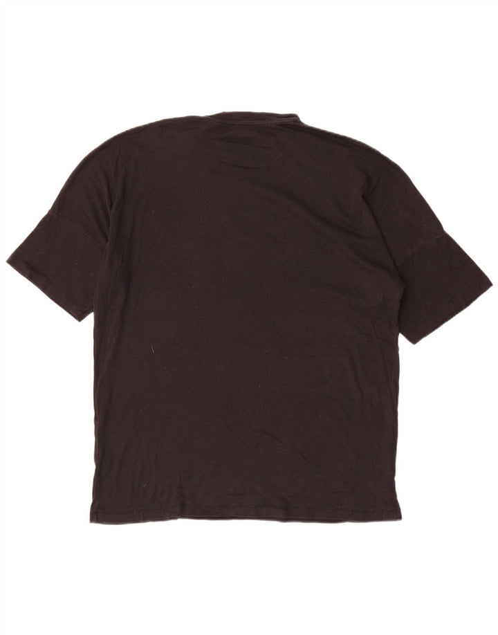 Cos Camiseta Masculina Top Médio Algodão Preto