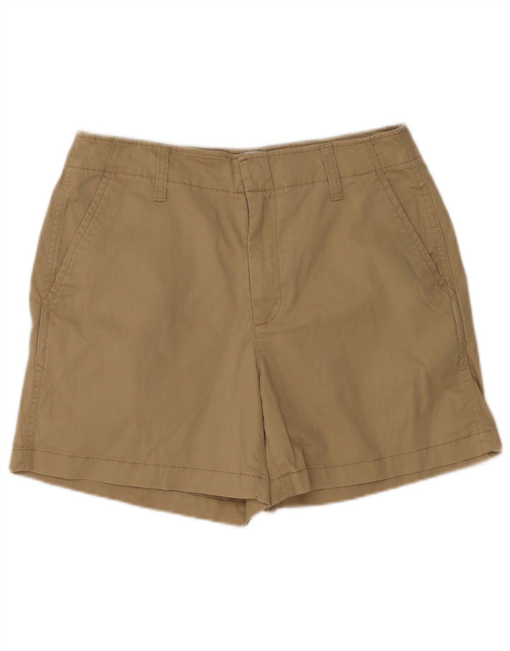 Shorts Chino feminino GAP US 6 médio W28 bege