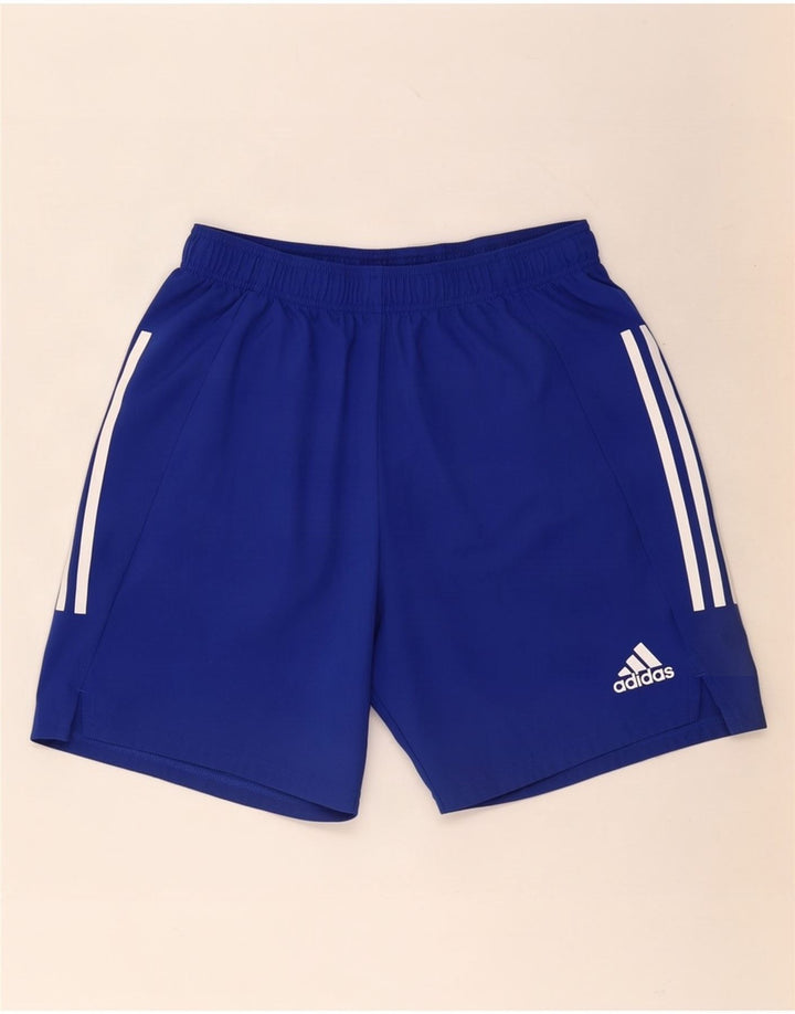 Adidas Mens Aeroready Sport Shorts Grande Azul Poliéster