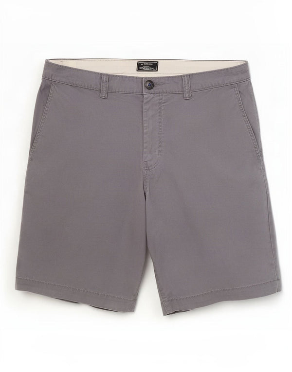 O'Neill Mens Chino Shorts W31 Medium Grey Cotton