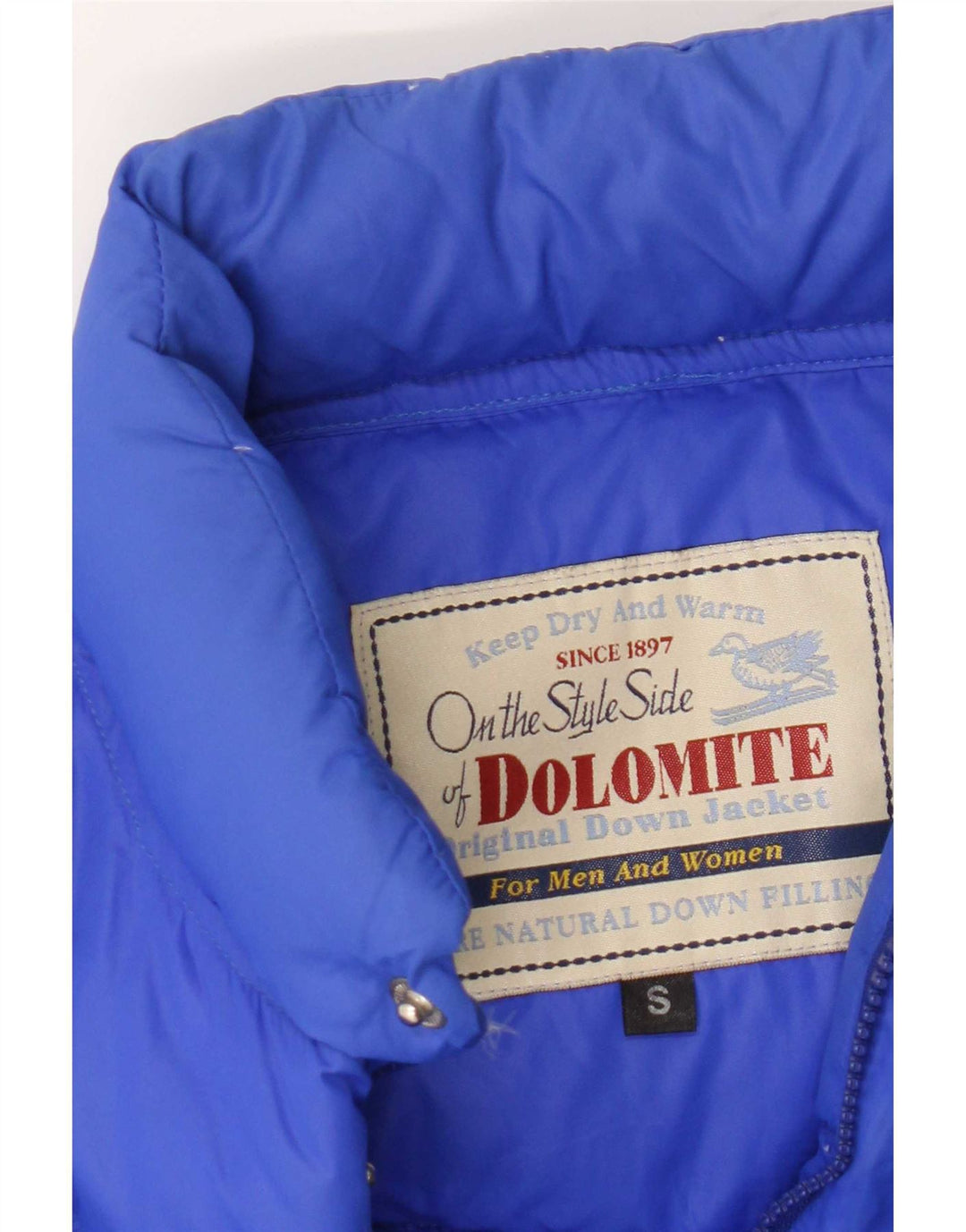 Colete acolchoado masculino Dolomite UK 36 pequeno azul nylon