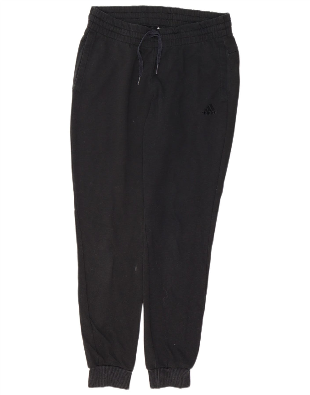 ADIDAS Womens Graphic Tracksuit Pants Joggers Reino Unido 8/10 Pequeno Preto