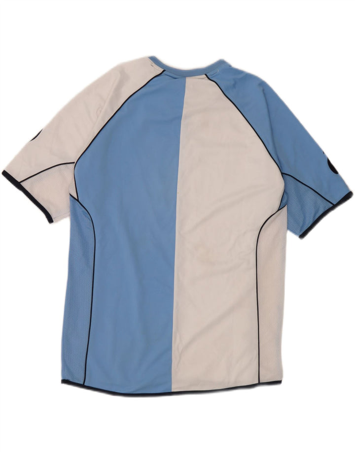 Camiseta Asics Masculina Graphic Top Médio Azul Colourblock Poliéster