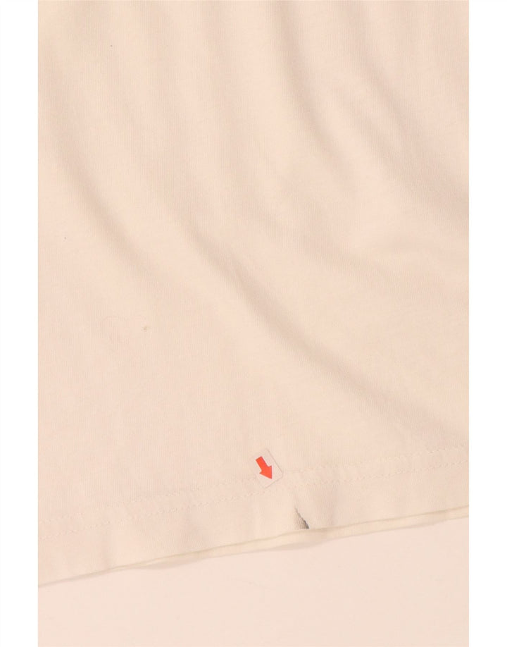 Camiseta masculina gráfica GANT grande algodão branco