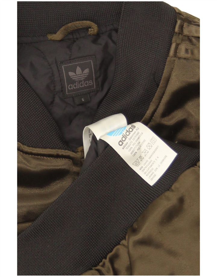 Adidas Mens Varsity Jacket UK 36 Pequeno Cáqui Poliamida