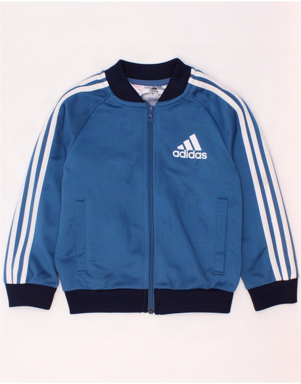 Jaqueta Adidas Baby Boys Graphic Tracksuit 18-24 meses Azul Colorblock