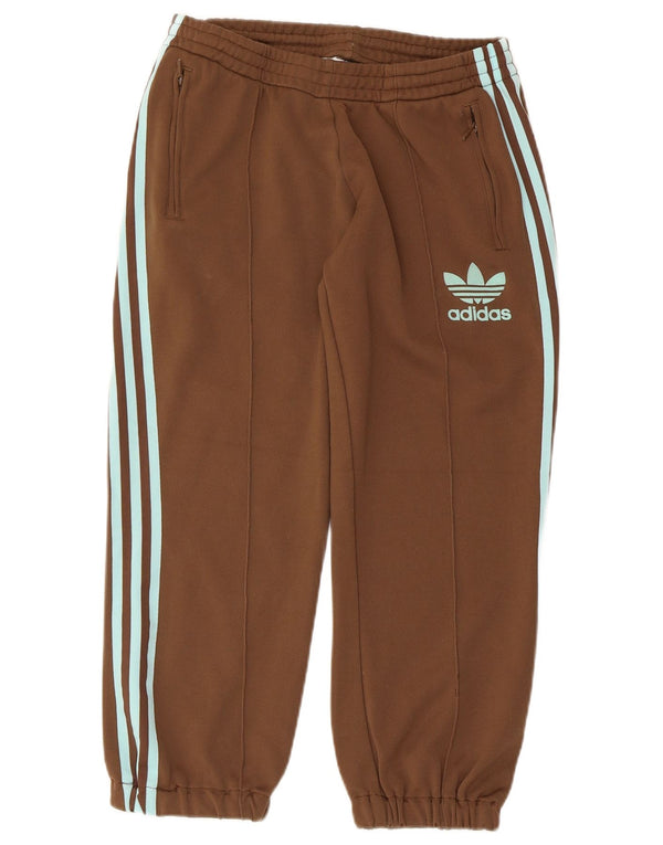 Calças de treino Adidas Meninas Joggers 13-14 Anos Marrom Poliéster
