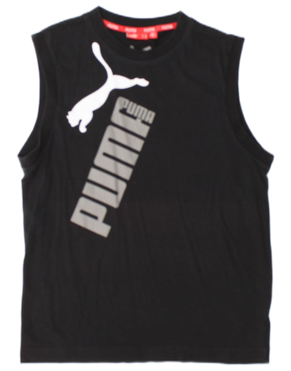 Camiseta Puma Masculina Graphic Top Médio Preto