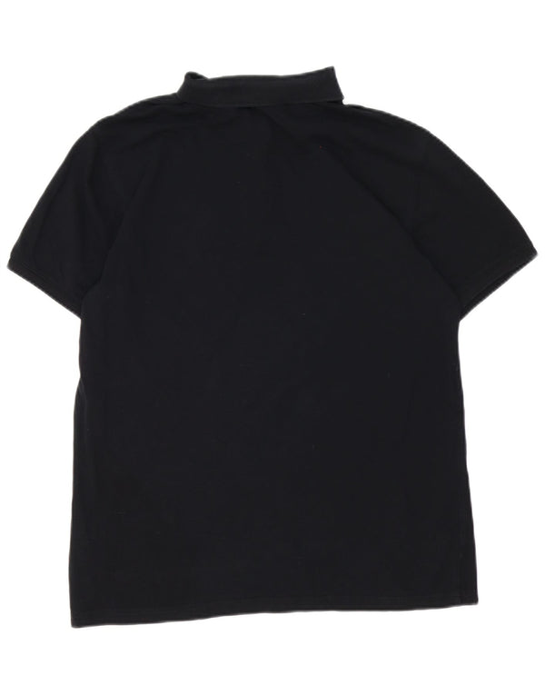 US Polo Assn. Camisa masculina grande algodão preto