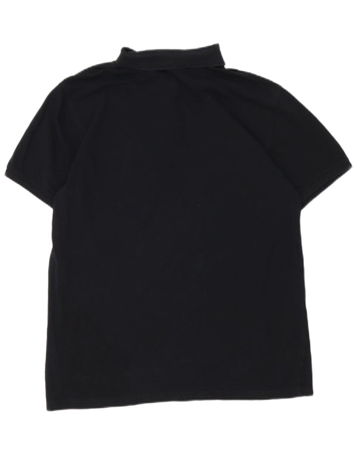 US Polo Assn. Camisa masculina grande algodão preto