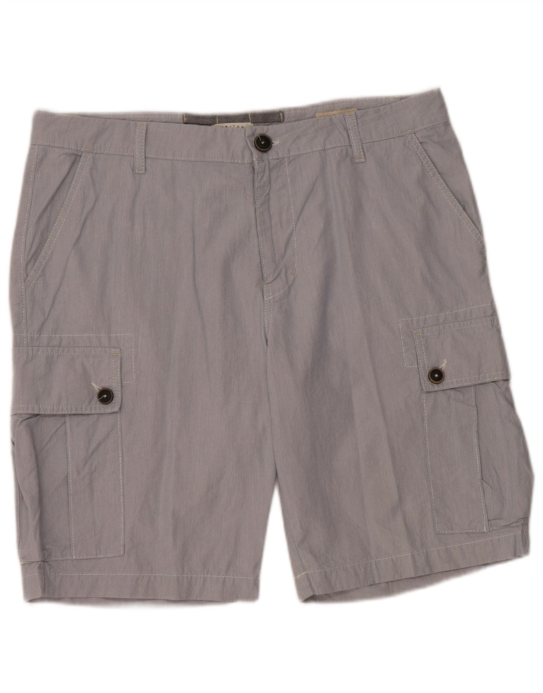 Shorts cargo masculino PLAYLIFE Heritage IT 50 grande W36 algodão listrado azul