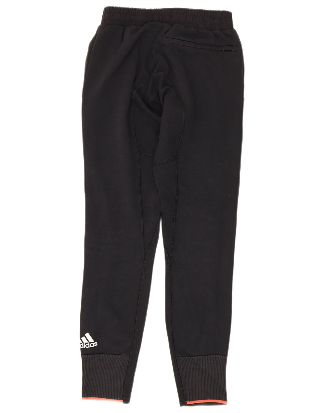 Adidas Calças de treino femininas joggers pequenas de algodão preto