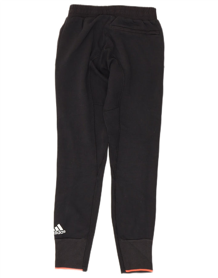 Adidas Calças de treino femininas joggers pequenas de algodão preto