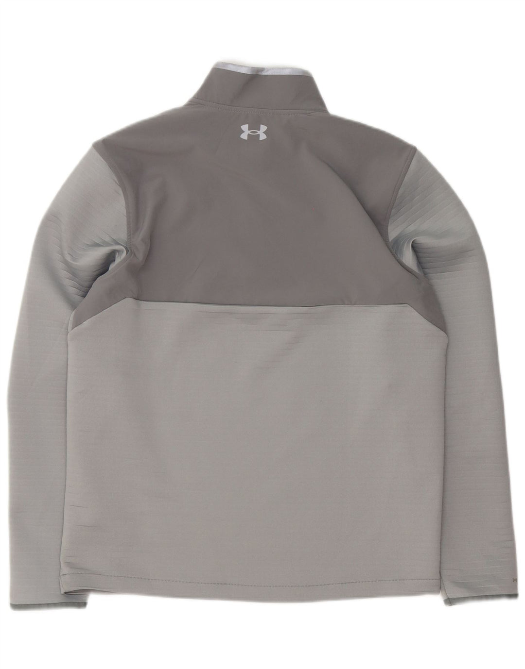 Under Armour Masculino Pulôver Treino Top Grande Cinza Colorblock Esportes