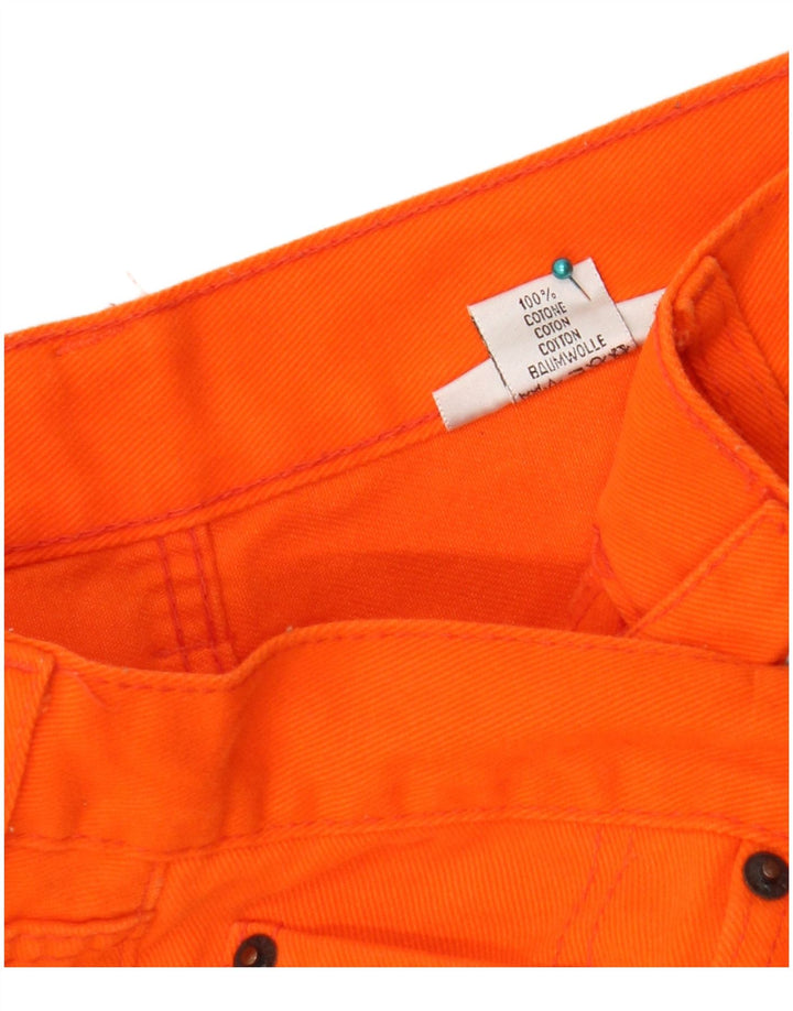 Replay Mens Casual Shorts W36 Grande Algodão Laranja