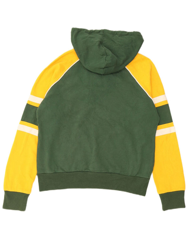 NFL feminino Green Bay Packers moletom com capuz Reino Unido 16 grande bloco colorido verde