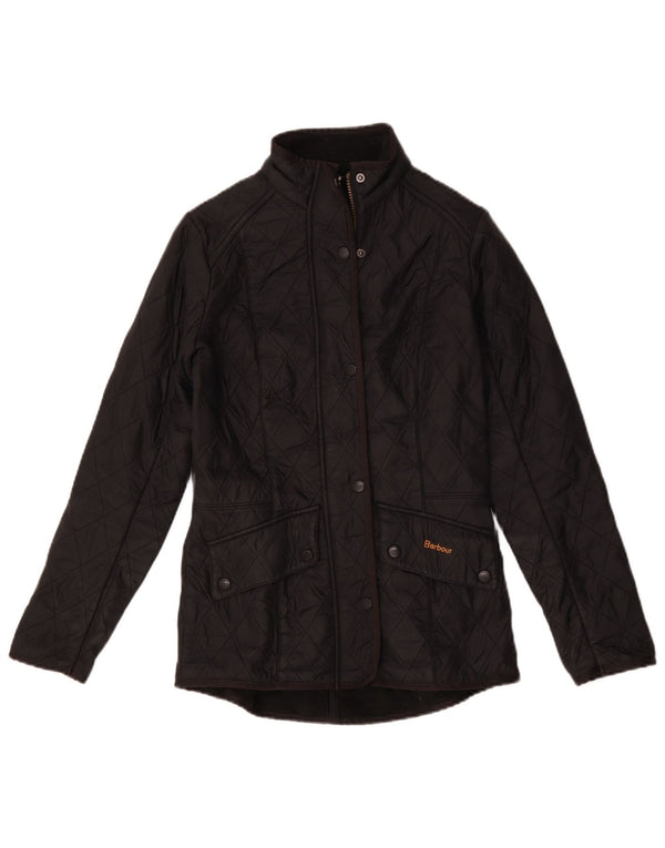 Jaqueta acolchoada feminina Barbour UK 8 pequena preta