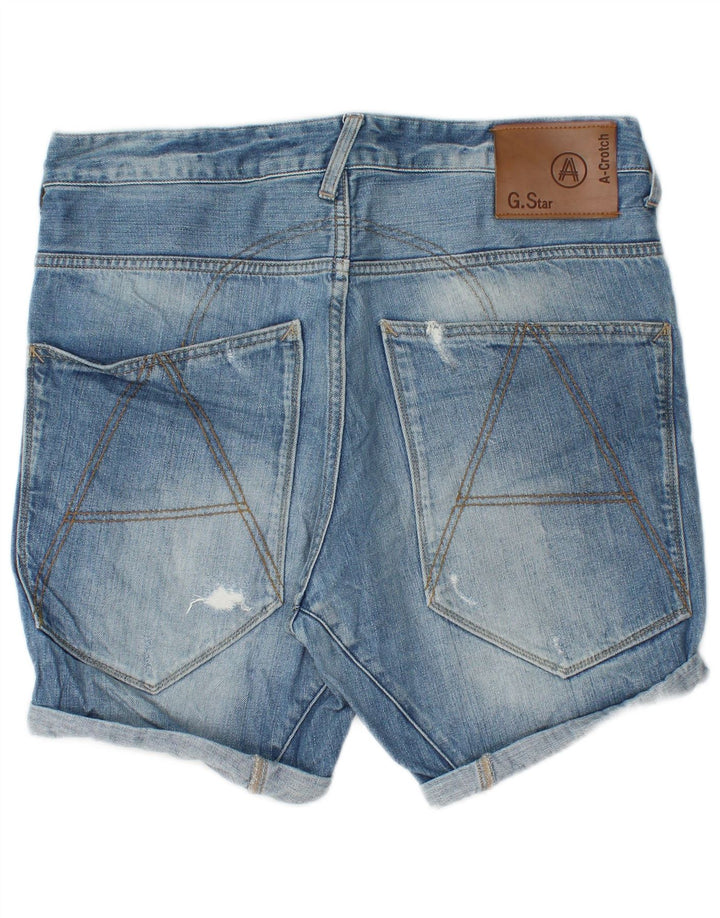 Shorts jeans masculino G-Star W32 algodão azul médio