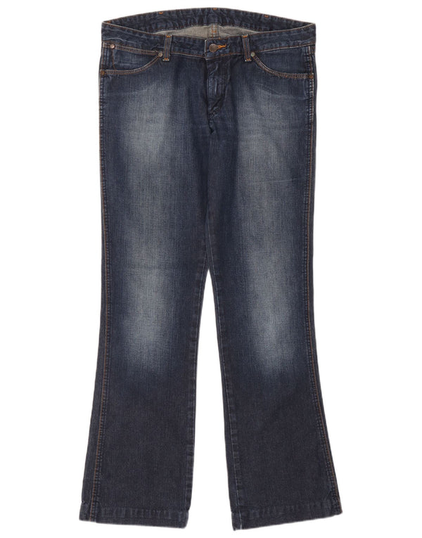 Wrangler feminino Megan Bootcut jeans W32 L34 azul marinho algodão