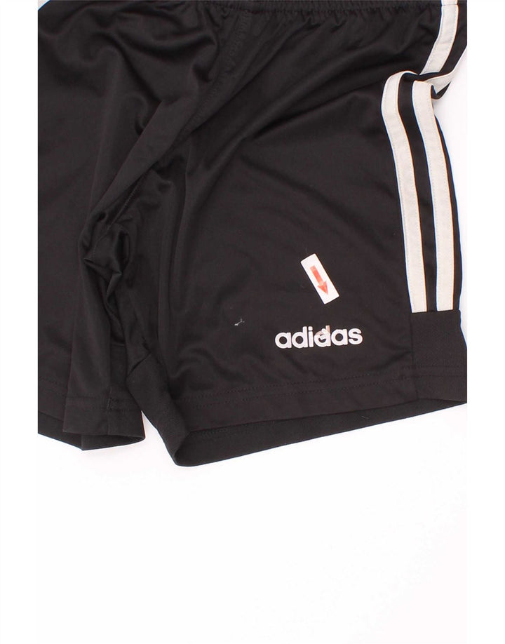 Shorts esportivos Adidas meninos 9-10 anos preto poliéster
