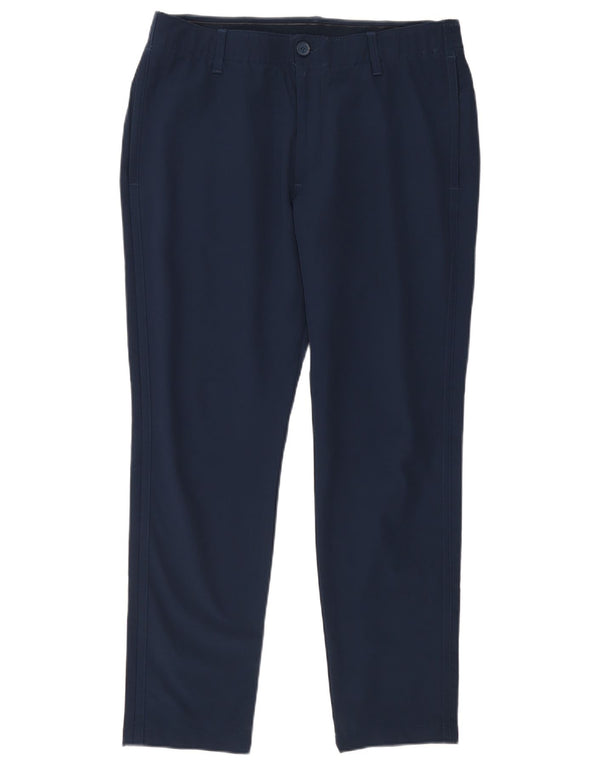 Under Armour Mens Slim Chino Calças W36 L30 Azul Marinho