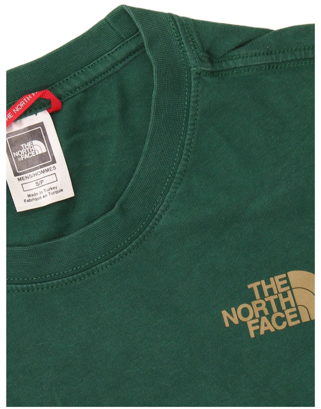 Camiseta gráfica masculina THE NORTH FACE top pequeno verde
