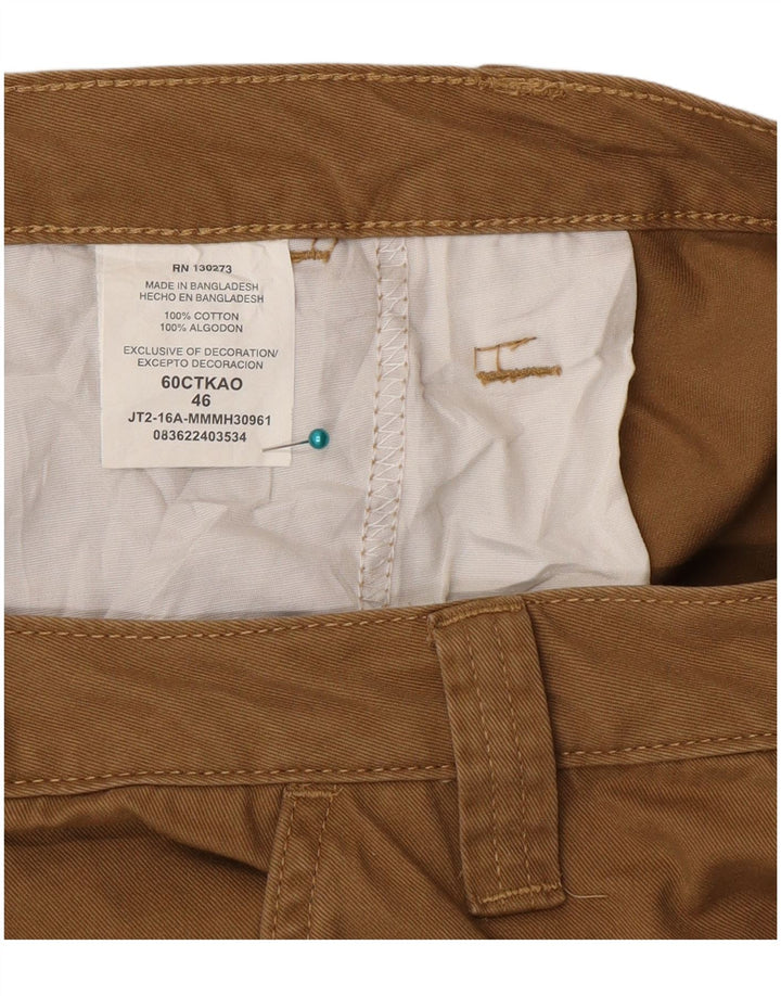 Shorts cargo masculino Wrangler W46 3XL algodão bege