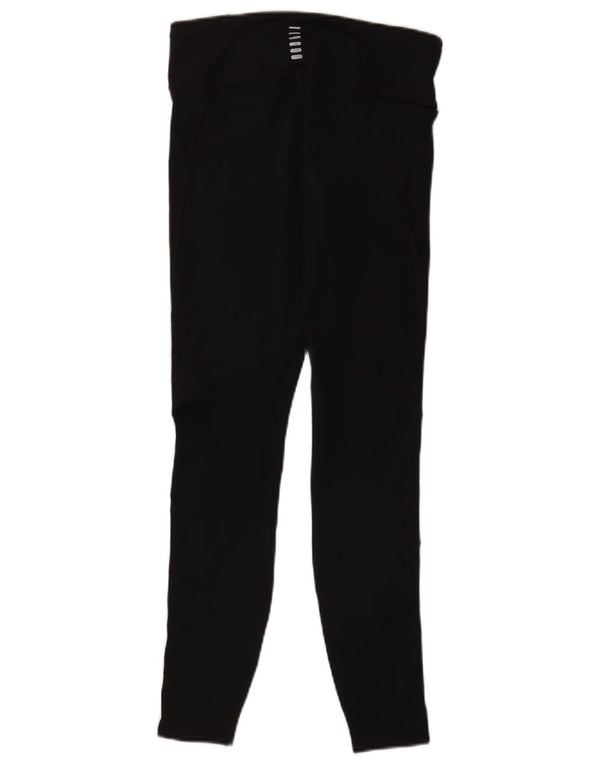 Under Armour Womens Heat Gear Leggings UK 12 Medium Navy Blue