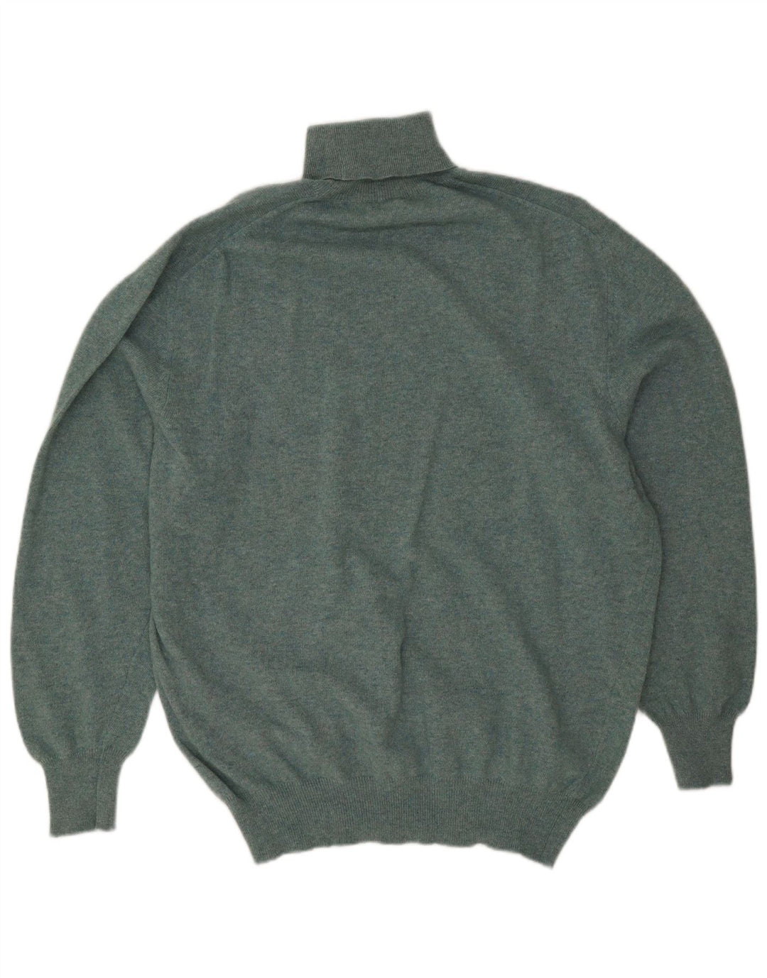 Suéter masculino vintage com gola redonda grande verde