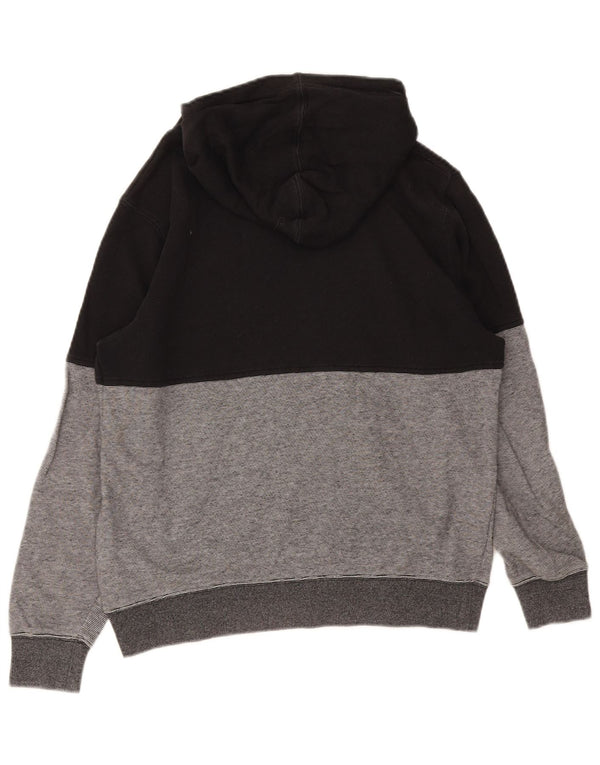 Hurley Meninos moletom com capuz 13-14 anos preto colorblock algodão
