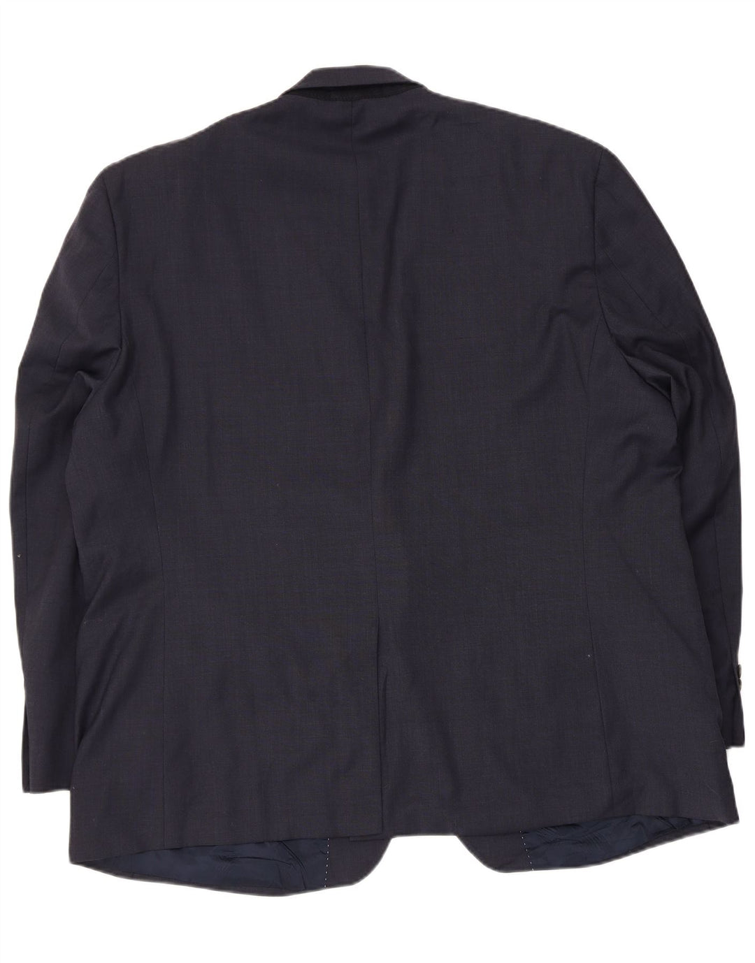 Jaqueta blazer masculina Chaps com 2 botões IT 50 grande lã azul marinho