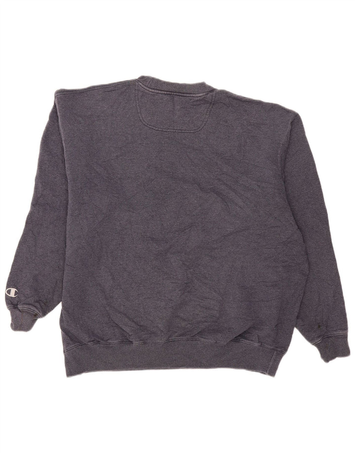 Champion moletom masculino jumper XL azul marinho