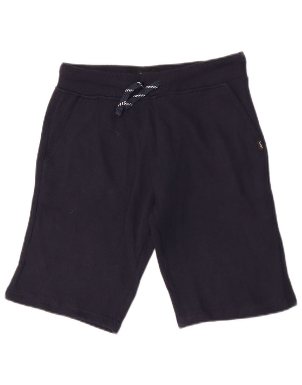 Shorts esportivos Lee Boys 14-15 anos grandes algodão azul marinho